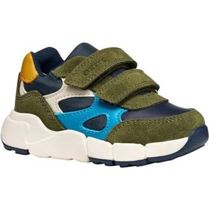 GEOX - Flexyper Mini - Sneakers - Donkergroen/Navy Blauw