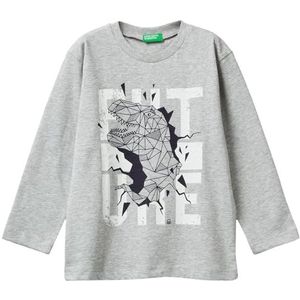 United Colors of Benetton T-shirt M/L, Grijs, 4 anni