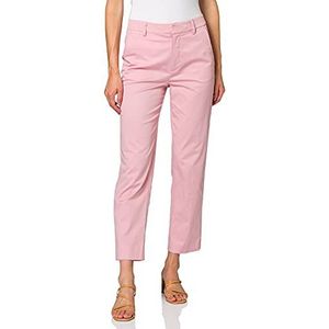 Scotch & Soda Abott Mid Rise Chino-regular fit broek voor dames, 3832 Petal Pink, 26W x 34L