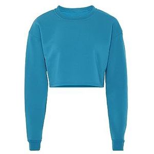 SWIRLY Sweatshirt voor dames, blauw, L