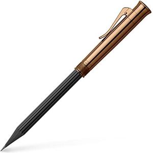Graf von Faber-Castell 118536 - Perfect potlood bruin, hardheid B, met ingebouwde puntenslijper, gum en dop om te verlengen