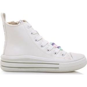 MTNG - Bigger Z - Trainers - Wit - Plat - Vetersluiting - Casual