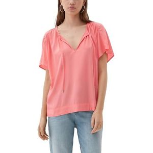 Q/S by s.Oliver dames blouse korte mouwen, Lilac/Pink, 34