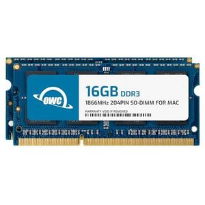 OWC 32GB geheugen upgrade kit 2 x 16GB PC14900 DDR3 1866MHz