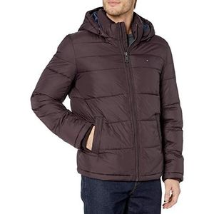 Tommy Hilfiger Klassieke jas met capuchon voor heren (normale en grote en lange maten), Haven, L