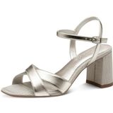 Tamaris 1-28320-44 damessandalen met hak, platina, 40 EU, platina, 40 EU
