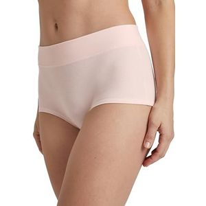 CALIDA Elastische broek, regular cut dames, hoge taille, brede zachte tailleband, Creool Pink, 36/38