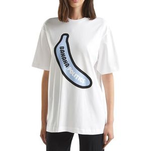 United Colors of Benetton Uniseks T-shirt voor volwassenen, Wit, 3XL