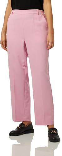 KAFFE - Kaffe Damesbroek - Roze Frosting - Hoge Taille - Korte Lengte - Regular Fit