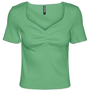 PIECES Pctania Ss Top Noos Bc T-shirt voor dames, Absinthe Green, M