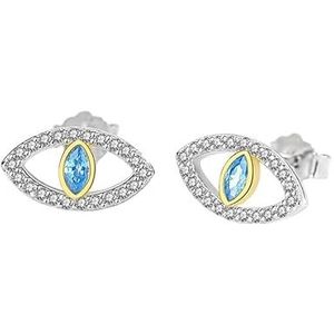 Sanetti Inspirations"" Blue Eyed Evil Eye Earrings
