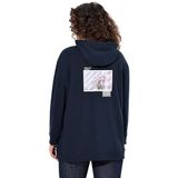 Sweatshirt - Capuchon - Motiefprint - Losse Pasvorm - Lange Mouw - Normale Lengte