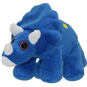 Wilberry - Dinosaurussen - Blauwe Triceratops Knuffel - WB001405