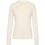 Cream - Blouse 'CR Trulla' - Wolwit - Blouseshirt - Lange Mouw