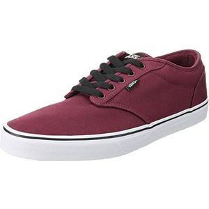 Vans Atwood Canvas' Heren Lage Top Sneakers, Canvas Oxblood Wit, 40.5 EU