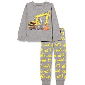 EULLA Jongens pyjama tweedelige pyjama set, 3# Graafmachine, 116 cm