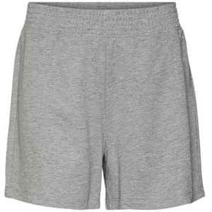 VERO MODA Dames Vmpira Hw JRS Ga Shorts, lichtgrijs gem., L