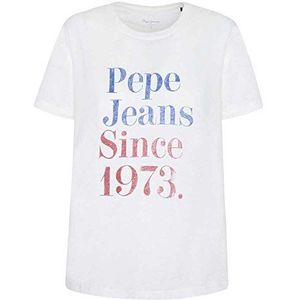 Pepe Jeans Dames Miracle T-shirt, (Mousse 808), L