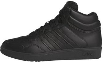 Adidas - Hoops 4.0 Mid - Basketbalschoenen - Zwart - Synthetisch Leer