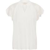 Cream, Dames, Blouses & Shirts, Wit, Maat: XS Nylon,