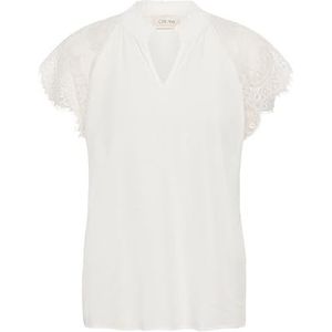 Cream, Dames, Blouses & Shirts, Wit, Maat: XS Nylon,