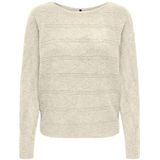 ONLY - ONLJEANETT - Trui - Beige - Lange Mouw