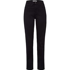 BRAX Dames Style Carola Cotton Stretch broek, zwart (perma black), 32W / 34L