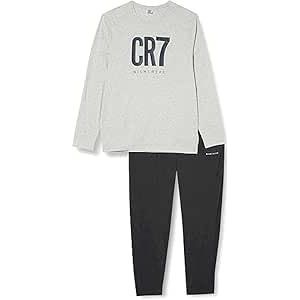 CR7 CRISTIANO RONALDO Pajama Set voor heren, Meerkleurig, L
