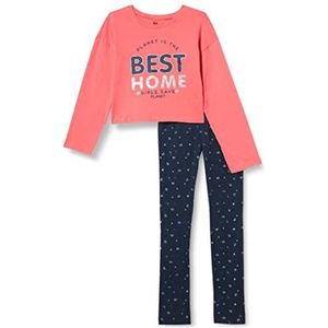 FREEGUN pijama set voor meisjes, marineblauw/roze., 10 Jaar