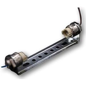 Dubbele fitting R7s J78 met teflonkabel, ontworpen voor 78 mm lineaire lampen, ideaal voor optimale prestaties en duurzaamheid in de verlichting.