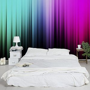 Apalis Vliesbehang Rainbow Display Fotobehang Breed | Vlies Behang Muurbehang Foto 3D Fotobehang voor Slaapkamer Woonkamer Keuken | Roze, 94999