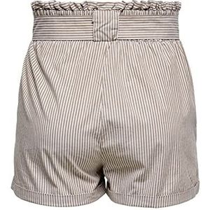 ONLY Onlsmilla Belt Noos Shorts voor dames, Toasted Coconut/Stripes: w/Stripes, 3XL