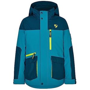Ziener Agonis Ski-jack voor jongens, winterjas, waterdicht, winddicht, warm, teal kristal, 152