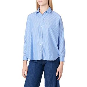 ONLY Dames Onlnew Grace LS Shirt NOOS WVN Blouse, Moonlight Blue/Stripes: Blauw/Wit, M