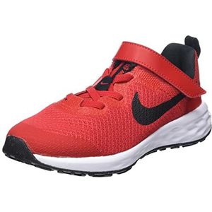 Nike Revolution 6 Gimnastica-schoenen voor kinderen, uniseks, Rood University Red Black, 21 EU