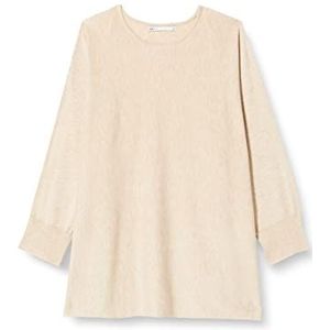 ONLY Dames ONLALONA Life L/S Oversize Trek KNT NOOS pullover, Pumice Stone/Detail:W. Melange, XXS