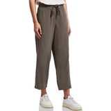 Street One - Wide Legs - Dames Broeken - Bruin - Loose Fit - High Waist