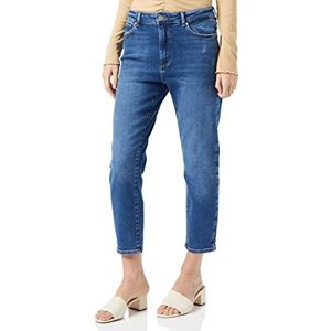 ONLY ONLEMILY Straight Fit Jeans voor dames, hoge taille, recht gesneden jeans, blauw (medium blue denim), 26W / 30L