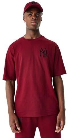 New Era New York Yankees League Essentials Lc T-shirt Met Korte Mouwen Rood L Man