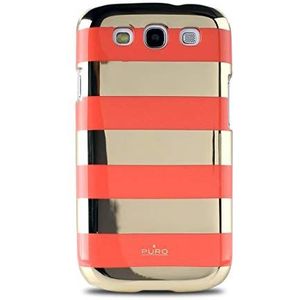 Puro Back Case - Stripe - Samsung Galaxy S3 - koraal