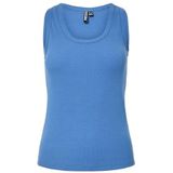 Pcmay - Geribd Tanktop - Zwart - Zacht Materiaal