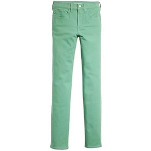 Levi's 314 Shaping Straight Jeans dames, Beryl Groen, 31W / 30L