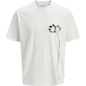 JACK & JONES Heren Jprblaeric SS Tee, cloud dancer, XL