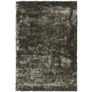 Safavieh Shaggy tapijt, SG511, handgetuft polyester, donkergrijs, 120 x 180 cm