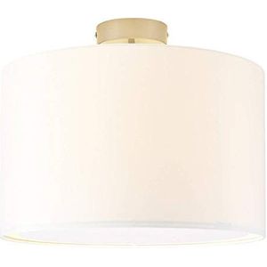 BRILLIANT lamp Clarie plafondlamp wit 40cm | 1x A60, E27, 60W, geschikt voor standaardlampen (niet inbegrepen) | Schaal A ++ tot E | Geschikt voor LED-lampen