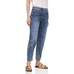 CECIL Ballon Fit Jeans, Authentieke Used Wash, 27W / 28L