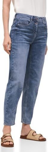 CECIL Ballon Fit Jeans, Authentieke Used Wash, 27W / 28L