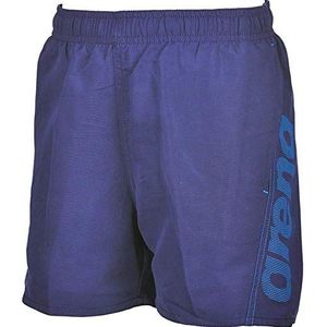 ARENA Fundamentals Logo zwemshort voor jongens, zwembad en zee, zwembroek van zacht, sneldrogend materiaal, boxer met binnenslip van netstof