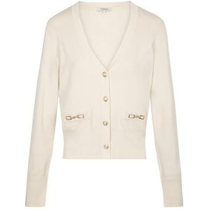 Morgan Fijne judge trui met korte mouwen, Wit, M