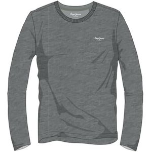 Pepe Jeans Heren Original Basic 2 Long T-Shirt, Grijs (Marl Grey), S, Grijs (Marl Grijs), S
